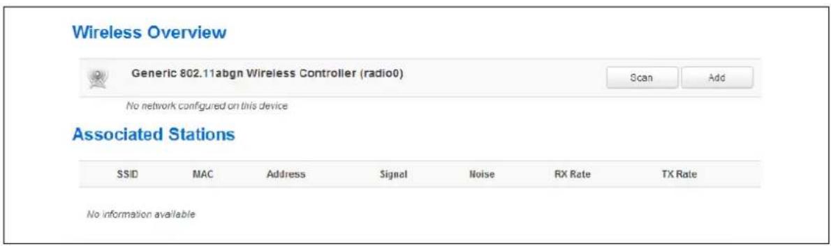 Virtual Access GW3300 - Configuring a WiFi interface using the web interface - 1
