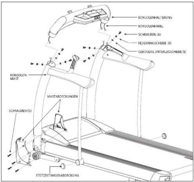 Vision Fitness T80 - SCHRAUBENTÜTE FÜR SCHRITT 4: - 5