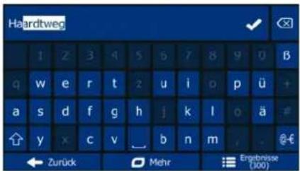 Hazardtweg 1 2 3 4 5 6 7 8 9 0 β q w e r t 2 u i o p ü + a s d f g h j k l o ä # ↑ y x c v _ b n m , - @€ ← Zurück ○ Mehr ■ Ergebnisse (100)