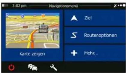 3:02 pm Navigationsmenü Karte zeigen Ziel Routenoptionen Mehr...