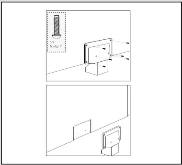 BUSH 40/402UHD - Detaching the Stand - 1