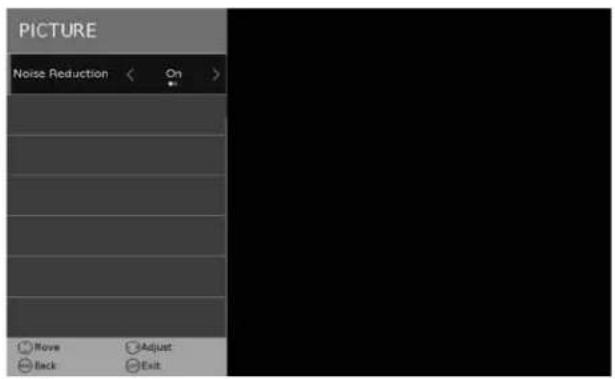 BUSH 40/402UHD - Picture Menu - 1