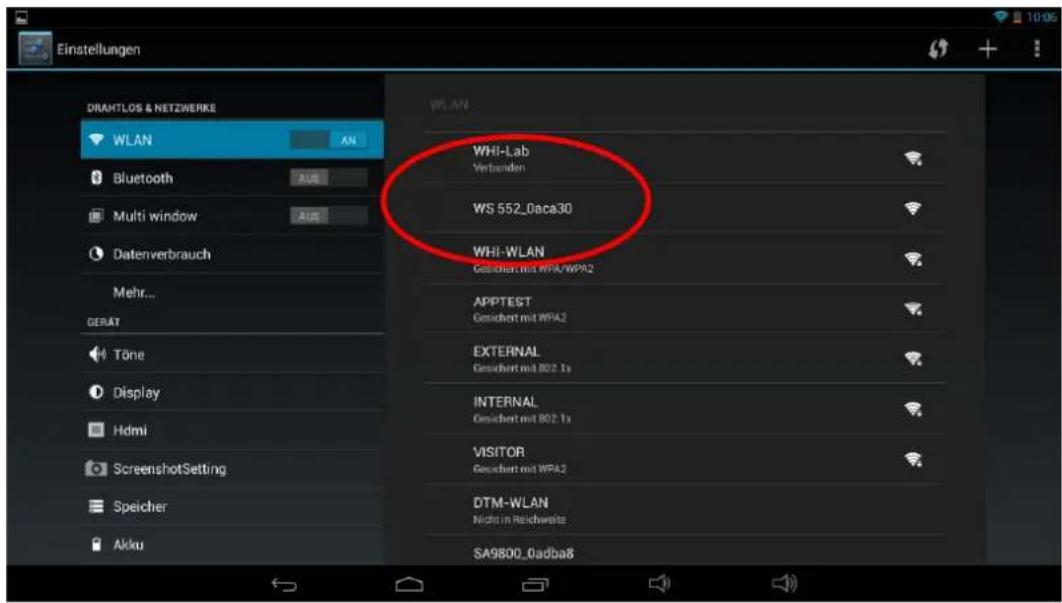 BLAUPUNKT WF 500 - Übertragung von SmartPhone / Tablet (AP Modus) - 1