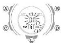 CASIO Baby-G BSA-B100-7AER - Specifying a Target Time - 1