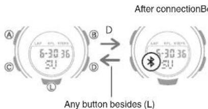 CASIO Baby-G BSA-B100-7AER - Navigating Between Modes - 2