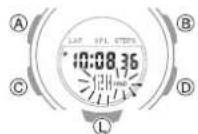 CASIO Baby-G BSA-B100-7AER - Switching Between 12-hour and 24-hour Timekeeping - 2