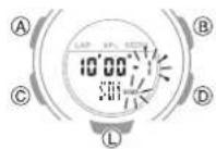 CASIO Baby-G BSA-B100-7AER - Using the Timer - 2