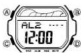 CASIO Baby-G BLX-560-7ER - To set an alarm time - 1