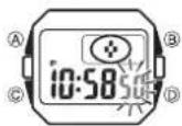 CASIO Baby-G BGD-560-7ER - To specify the illumination duration - 1