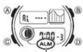 CASIO Baby-G BAX-100-3AER - To turn Alarms 2 and 3, and the Hourly Time Signal on and off - 1