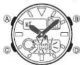 CASIO Baby-G BAX-100-1AER - To adjust the analog time - 1