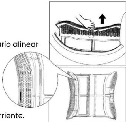 Trio alinear riente.