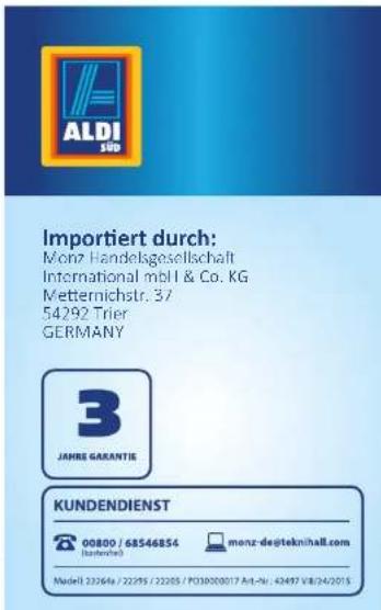 Bikemate 22264a - Garantiebedingungen: - 1