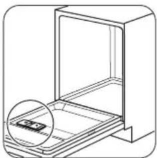 ZANUSSI ZDIS102X - Befüllen des Klarspülmittel-Dosierers - 1