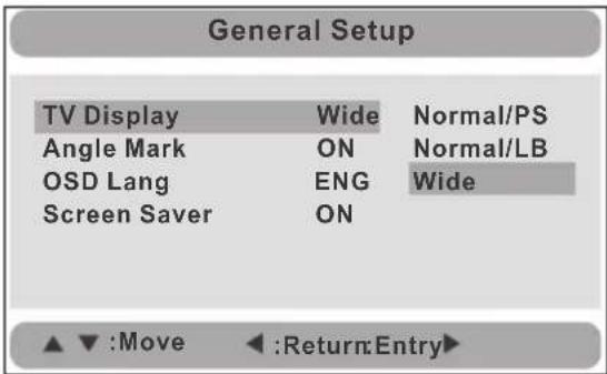 Sogo DVD-SS-7865 - General Setup Page - 1