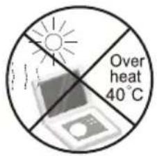 Over heat 40 °C