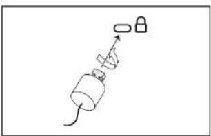 Hanwha SMT-3233 - To lock an anti-theft locking device - 1