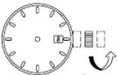 ORIENT Sports RA-AC0F01B - ◆ EINSTELLEN DER UHRZEIT UND DES KALENDERS [AC(F67)] - 4