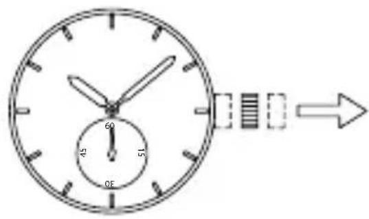 ORIENT Sports RA-AC0F02S - ◆ EINSTELLEN DER UHRZEIT UND DES KALENDERS [AP(F62)] - 3