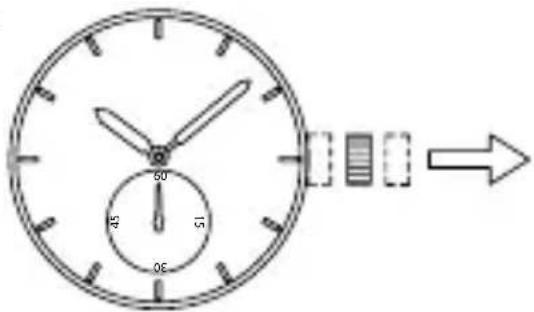 ORIENT Sports RA-AA0C03S - ◆ КАК УСТАНОВИТЬ ВРЕМЯ И КАЛЕНДАРЬ [AP(F62)] - 3