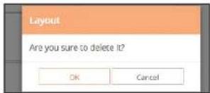 Hanwha SPD-1660R - To delete a layout - 1