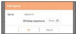 Hanwha SPD-1660R - To edit a layout - 1