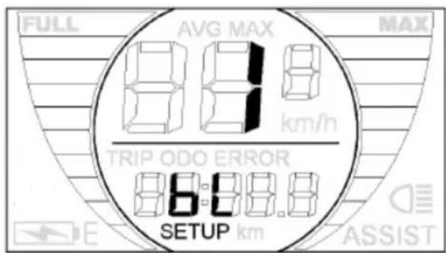FULL AVG MAX MAX 88 km/h TRIP ODO ERROR 88000.8 SETUP km ASSIST