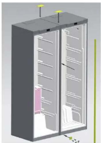 TEKA TNF 450 - CONNECTING GUIDE for REFRIGERATOR AND FREEZER CABINETS - 5