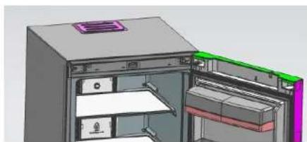 TEKA TNF 450 - Door Right-Left Change - 2