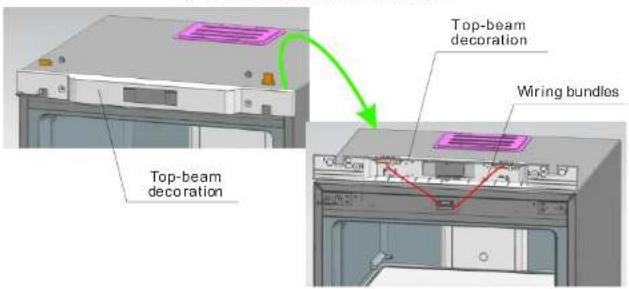 Top-beam decoration Top-beam decoration Wiring bundles