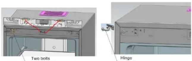Two bolts Hinge