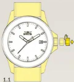 INVICTA Pro Diver 28765 - Ajustar el tiempo - 1