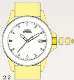 INVICTA Pro Diver 28765 - Ajuste de la fecha - 2