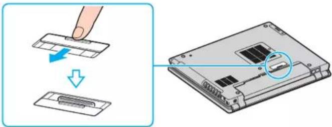 SONY Vaio VGN-BX195EP - Attaching Your Computer to the Multi Function Bay Docking Station - 3