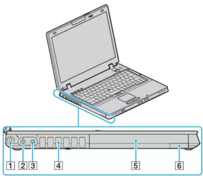 SONY Vaio VGN-BX195EP - Left - 1