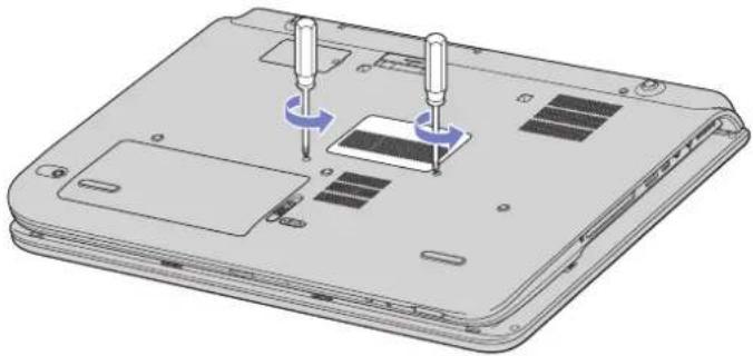 SONY Vaio VGN-A115Z - Removing and installing a memory module (VGN-A series) - 4