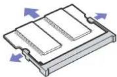 SONY Vaio VGN-A115Z - Removing and installing a memory module (PCG-TR series) - 2