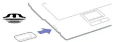 SONY Vaio VGN-A115Z - Inserting a Memory Stick - 1