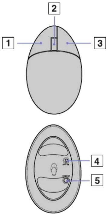 SONY Vaio VGN-A115Z - Using the mouse - 1