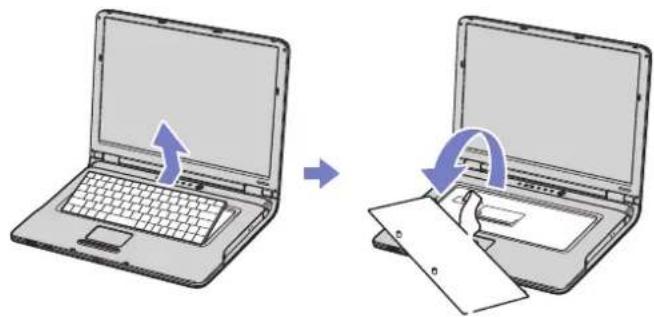 SONY Vaio VGN-A115Z - Removing and installing a memory module (VGN-A series) - 7
