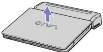 SONY Vaio VGN-A115Z - Disconnecting your computer from the port replicator - 2