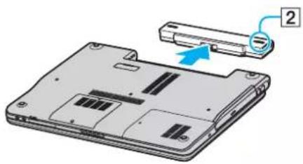 SONY Vaio VGN-FS415S - To remove the battery pack - 2