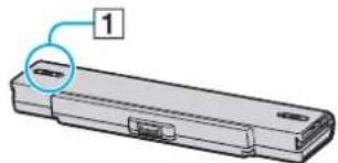 SONY Vaio VGN-FS415S - Installing the Battery Pack - 1