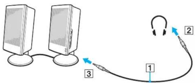 SONY Vaio VGN-FS415S - Connecting External Speakers - 1