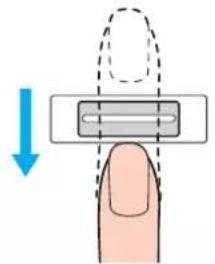 SONY Vaio VGN-BX396VP - To scan a fingerprint - 3