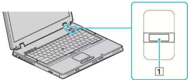 SONY Vaio VGN-BX396VP - To scan a fingerprint - 1