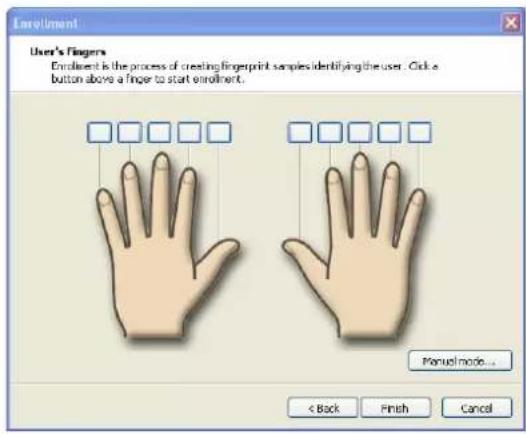 SONY Vaio VGN-BX396VP - To enroll a fingerprint - 3
