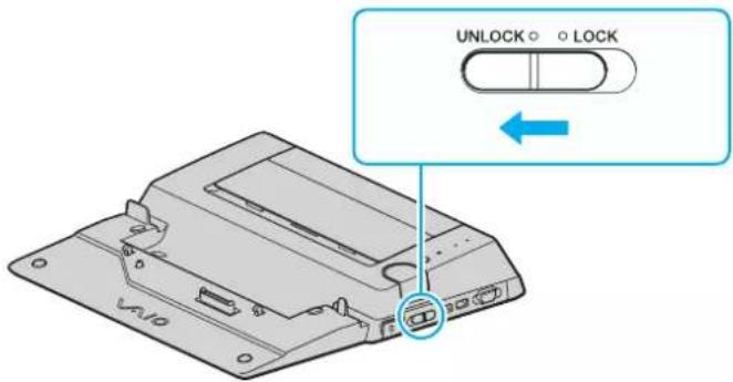 SONY Vaio VGN-BX396VP - Attaching Your Computer to the Multi Function Bay Docking Station - 3