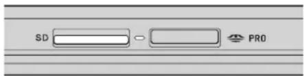 SONY Vaio VGN-BX396VP - To insert a memory card - 1