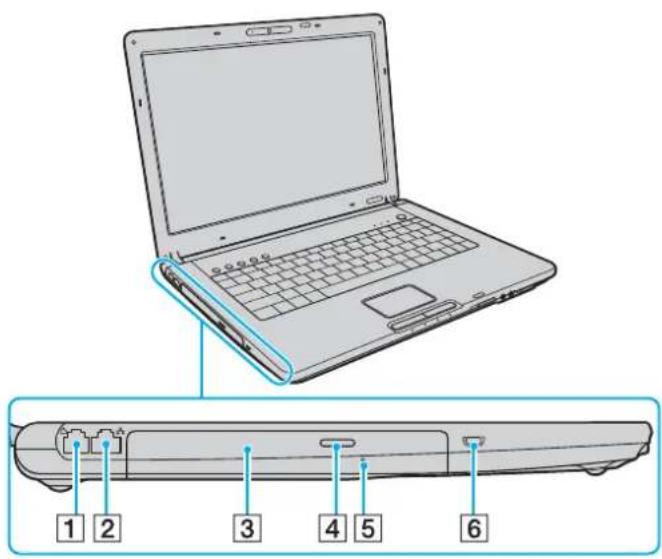 SONY Vaio VGN-FE41E - Links - 1